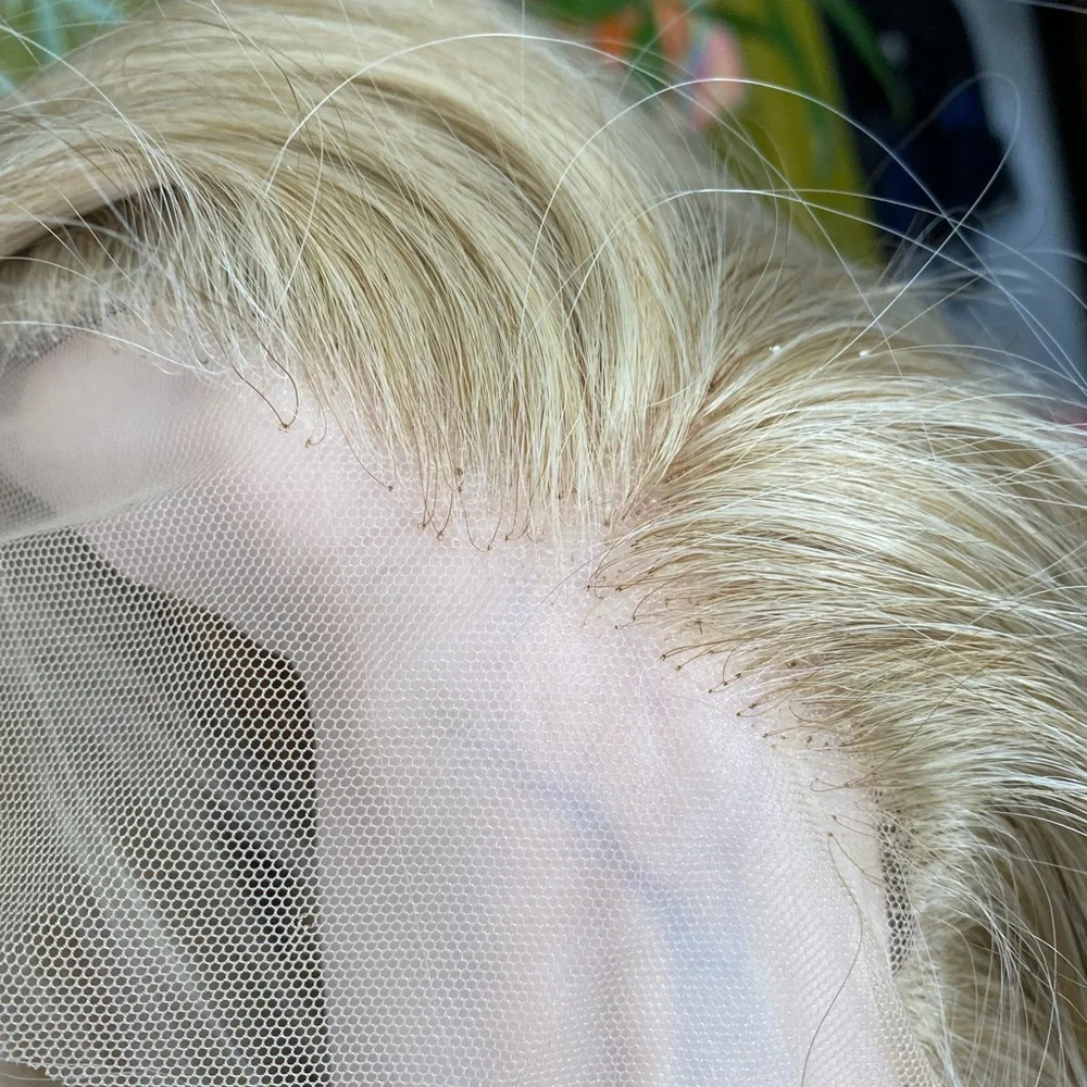 free part lace blonde wig